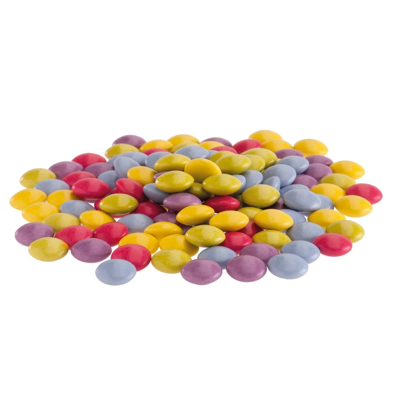 MINI GRAGEAS CHOCOLATE REDONDAS MULTICOLOR Ø 1CM BOLSA 1KG