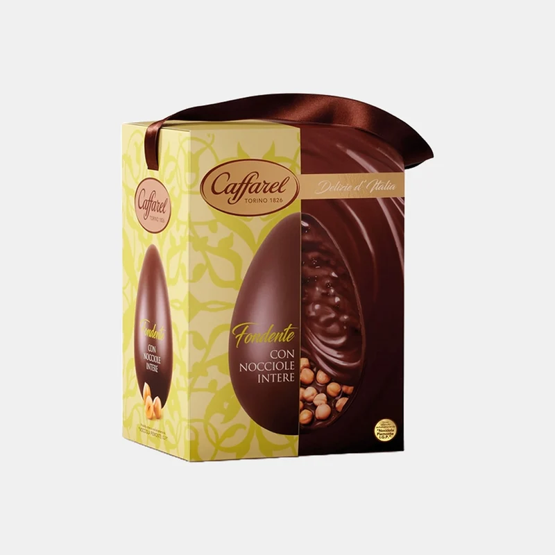 Delizie d'Italia: uovo Fondente con Nocciole 530g