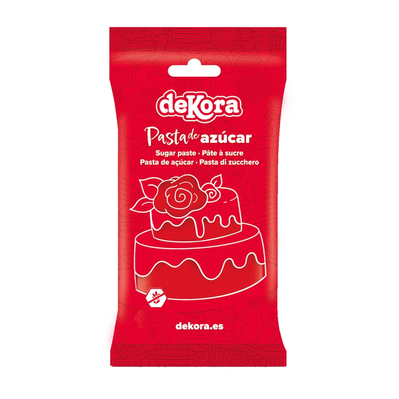 FONDANT ROJO PASSION RED 250GR