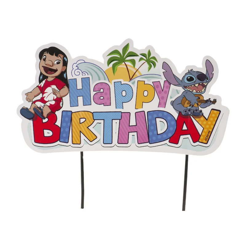 CAKE TOPPER PAPEL STITCH 17.5CM
