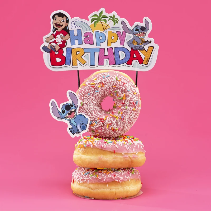 CAKE TOPPER PAPEL STITCH 17.5CM
