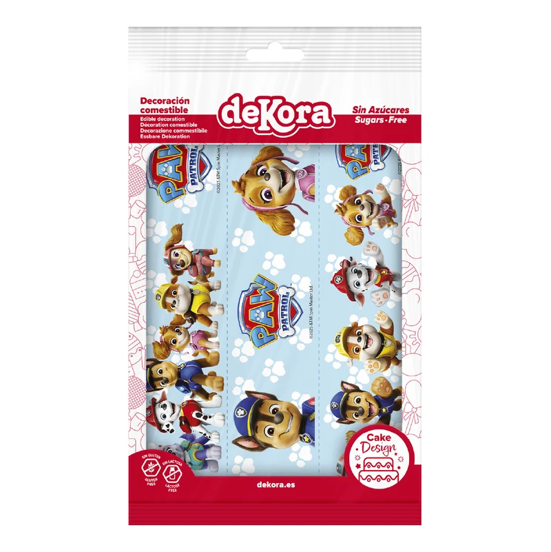 RIBBONS PAW PATROL PAPEL COMESTIBLE A5 14,8X21CM