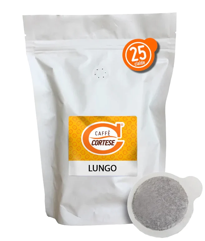 Caffè Cortese Lungo Cialde ESE Prive di Imballaggio Individuale