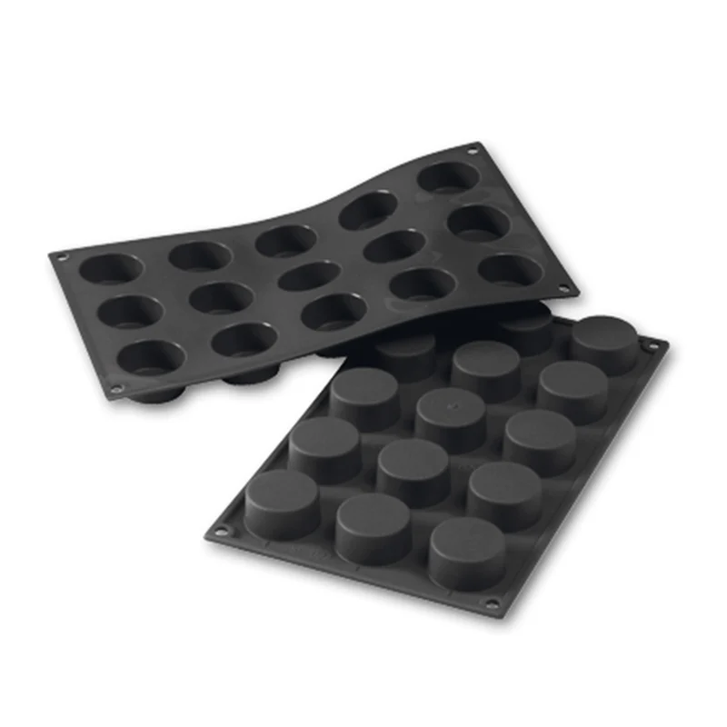 MOLDE SILICONA 15 FORMAS MINI-REDONDO Ø 40x20 MM