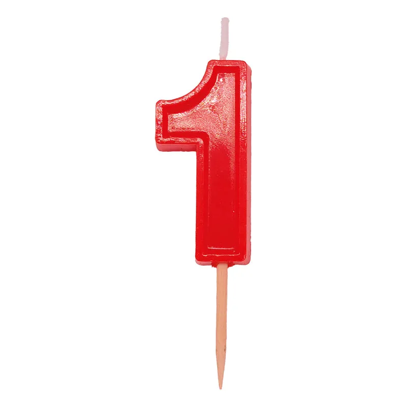 12 VELAS NUMERO 1 HELVET