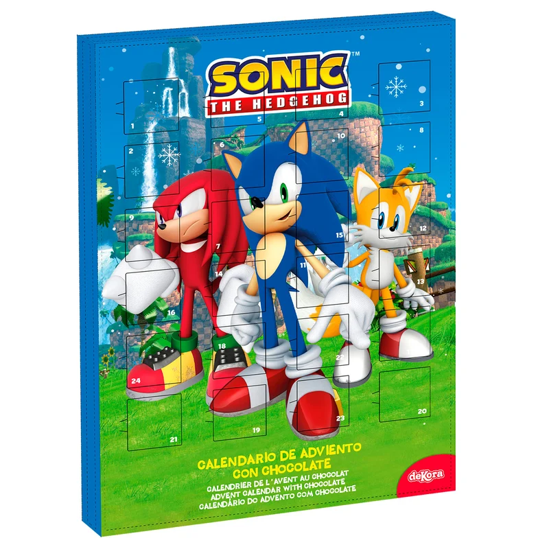 CALENDARIO CHOCOLATE SONIC 50GR