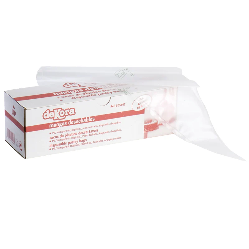MANGAS DESECHABLES 55CM-90 MICRAS EN ROLLO