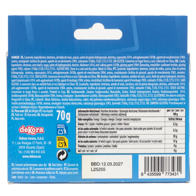 SPRINKLE MIX BALONCESTO 70G (3X23.3G)