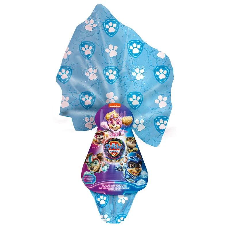 HUEVO CHOCOLATE PASCUA CON SORPRESA PATRULLA CANINA 120GR
