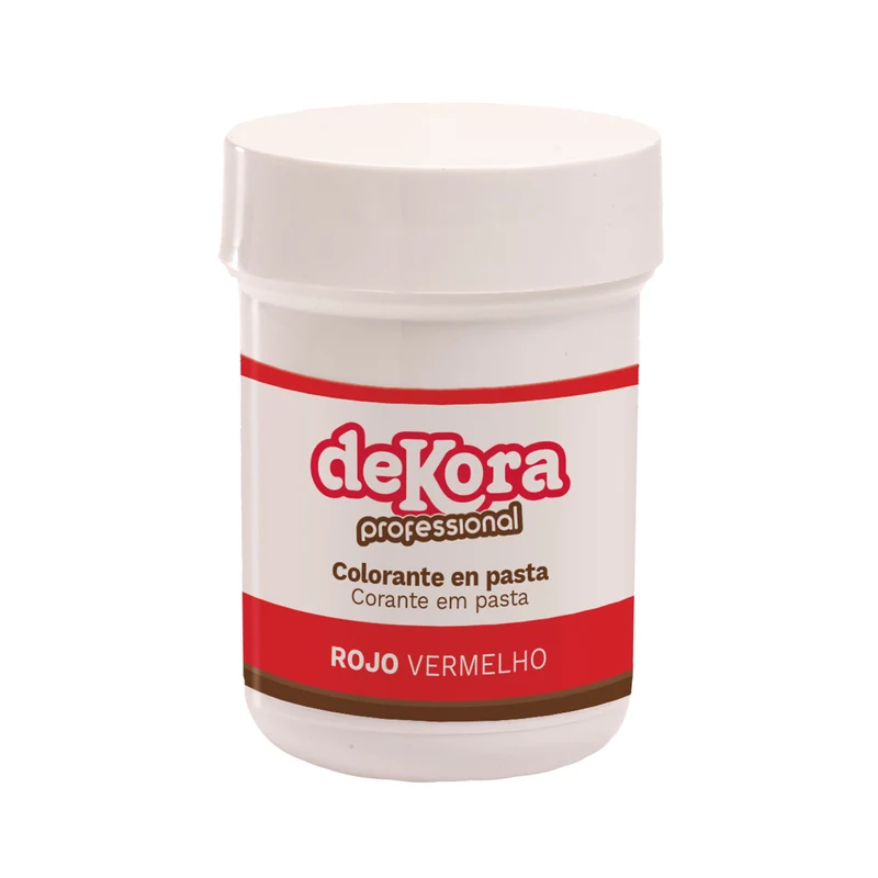 6 COLORANTES EN GEL HIDROSOLUBLE ROJO 30G