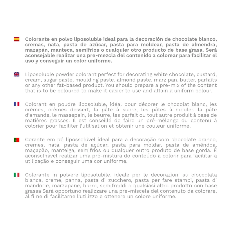 COLORANTE POLVO LIPOSOLUBLE ORO PERLADO 25G