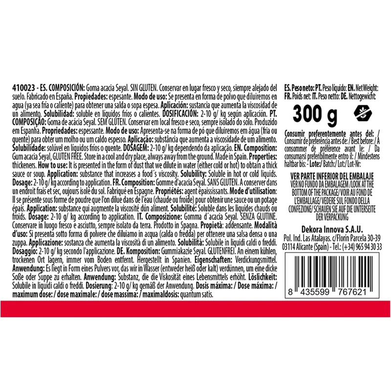 GOMA ARÁBIGA 300 GR