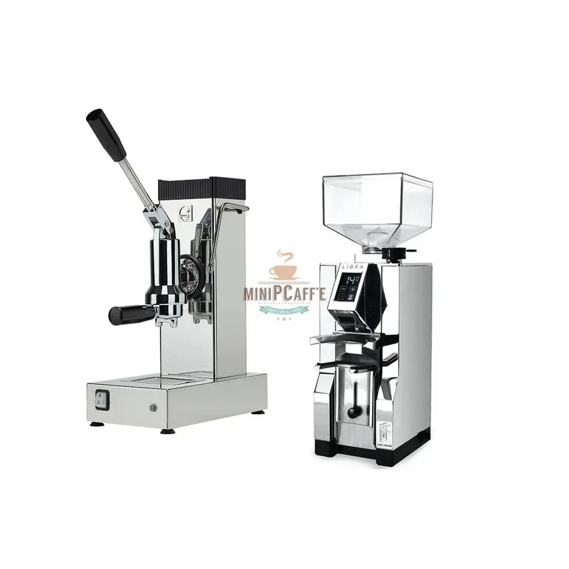Pontevecchio Export Chrome with Eureka Libra Grinder