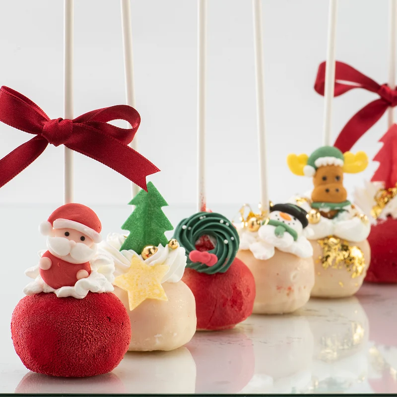 DECORACIÓN AZÚCAR NAVIDAD 3 DISEÑOS