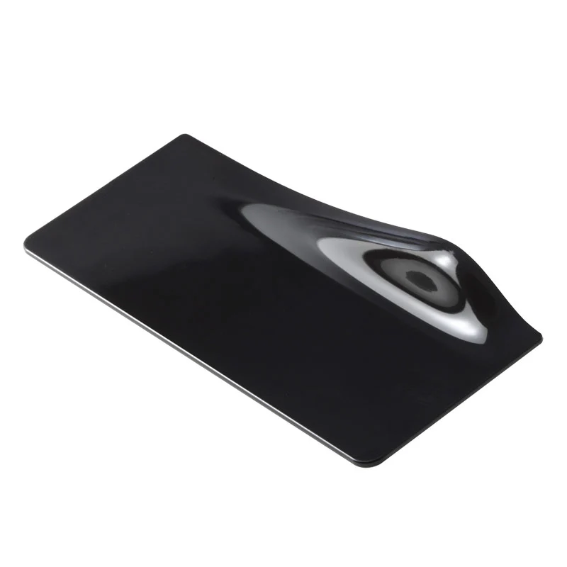 MINI BANDEJA PLASTICO NEGRO GOGO RECTANGULAR 14X5.5CM