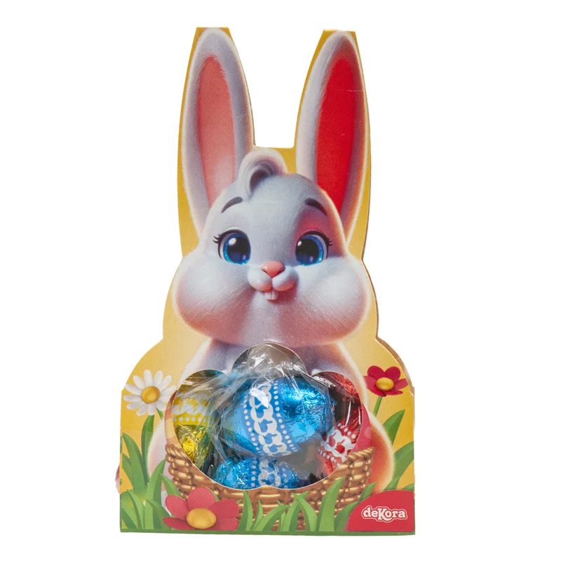 CONEJITO CON HUEVOS DE CHOCOLATE 60GR