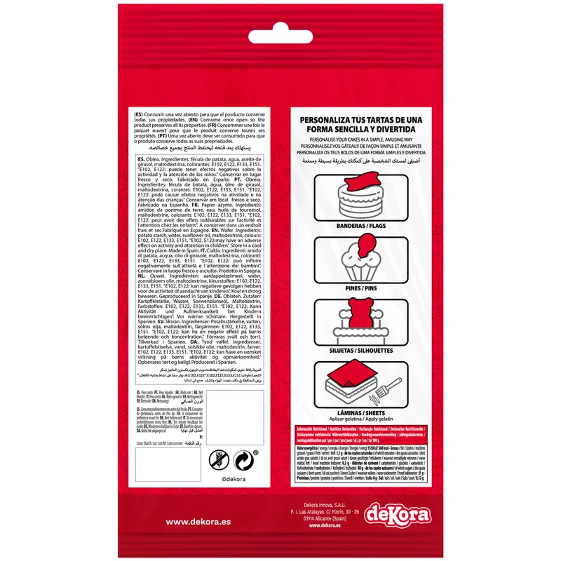 MINI DISCOS OBLEA BALONES FÚTBOL Ø 3,4CM