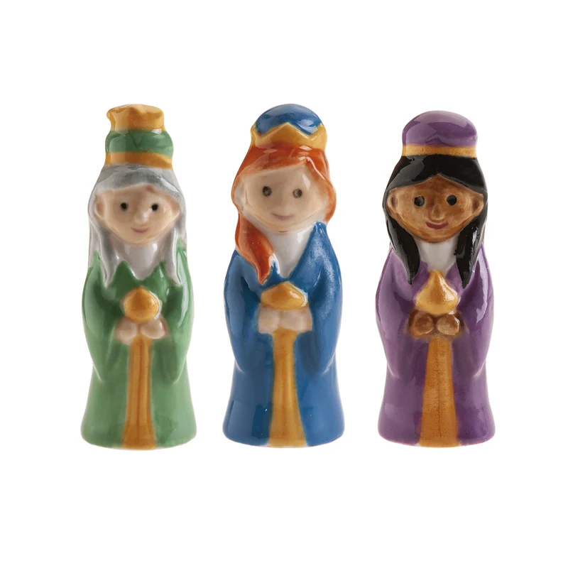 FIGURAS DAMAS DE ORIENTE CERÁMICA ROSCÓN 3~3.5CM