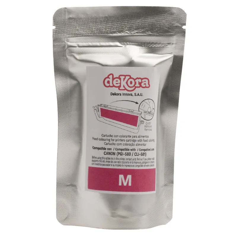 CARTUCHO TINTA ALIMENTARIA CANON CLI580 - MAGENTA