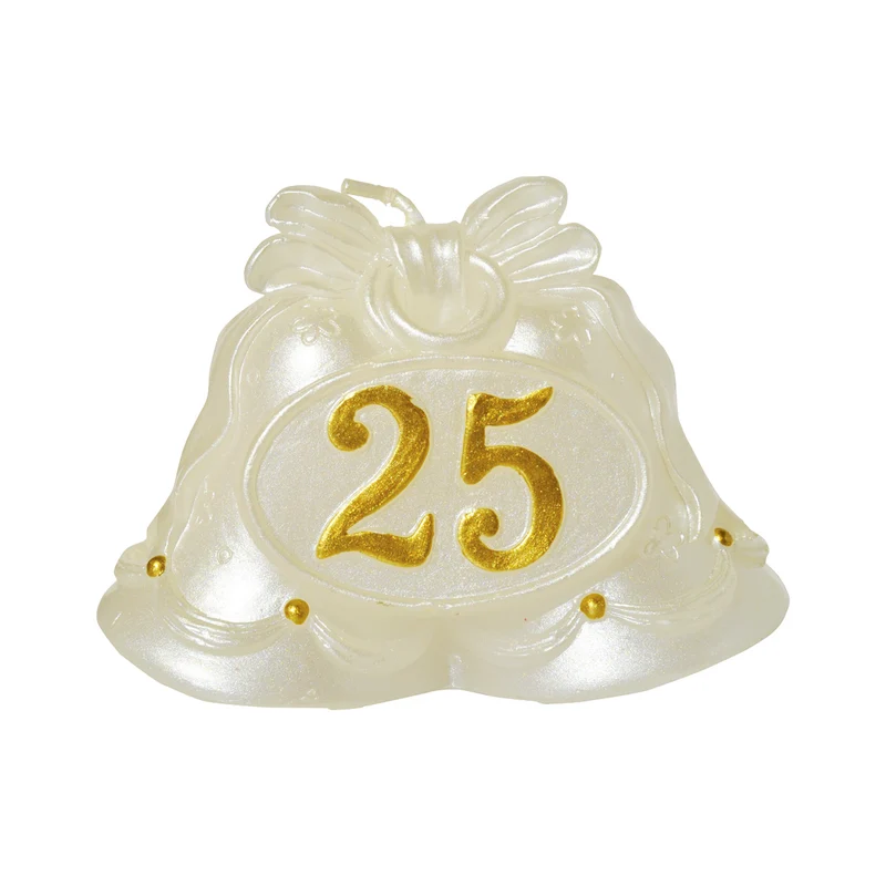 VELA 25 ANIVERSARIO 7CM