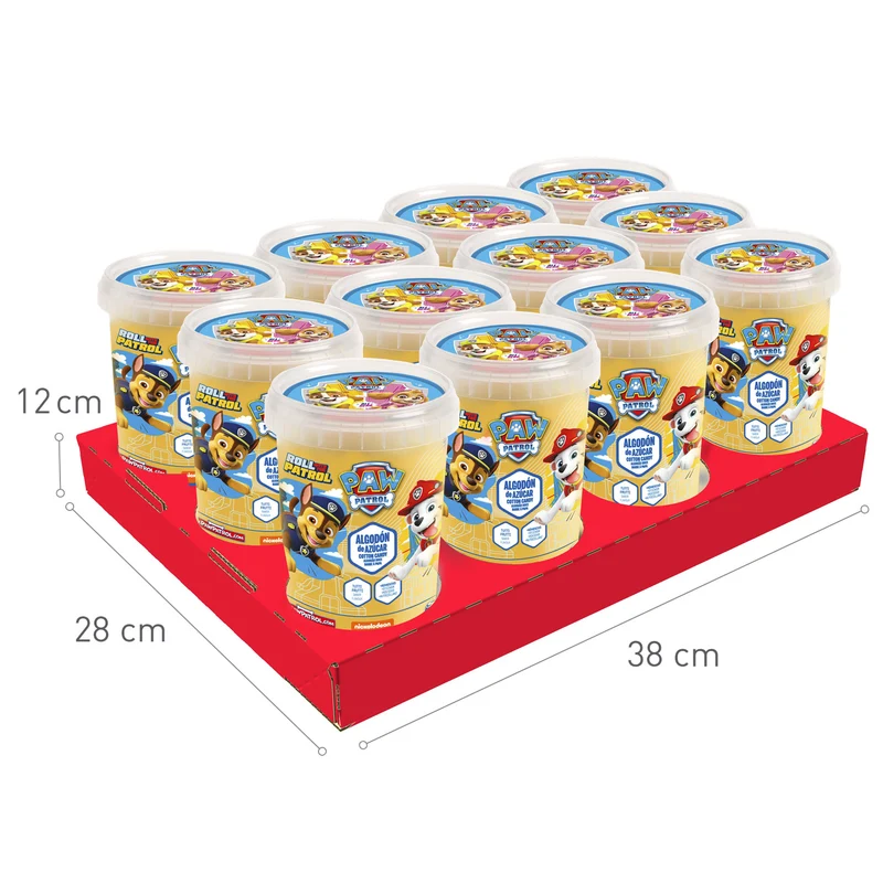 ALGODÓN DE AZÚCAR CON STICKER PATRULLA CANINA 30G