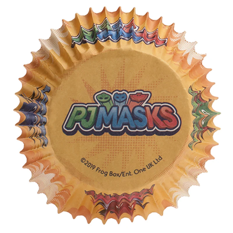 BLISTER 25 CÁPSULAS CUPCAKE PJ MASKS Ø 5CM H 3 CM