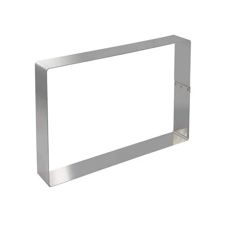MOLDE RECTANGULAR ACERO INOX. 40.3X30.3H4CM