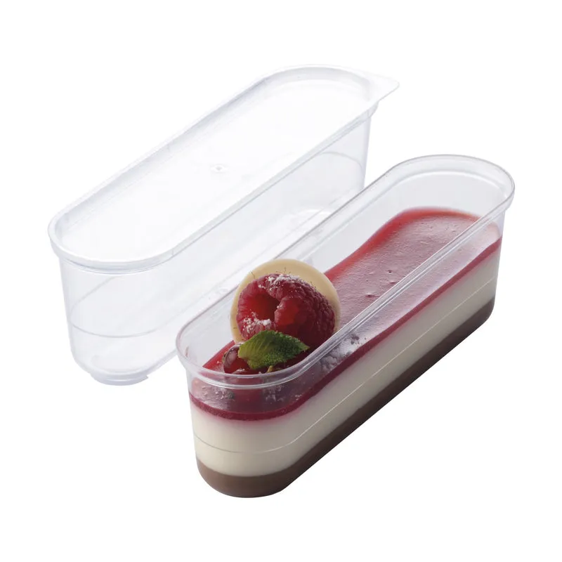 VASITO PLÁSTICO TRANSPARENTE ECLAIR 137X37 H41 MM CAP.1