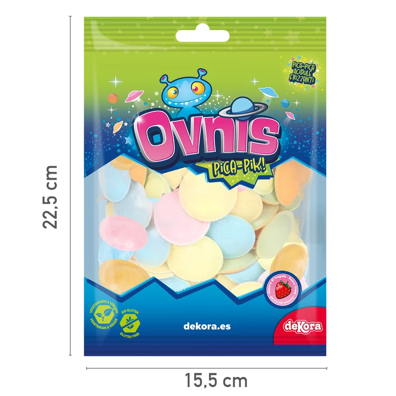 OVNIS OBLEA RELLENOS CON PICA PICA 39GR
