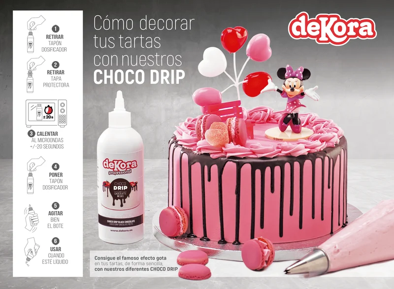 CHOCO DRIP CHOCOLATE NEGRO 180G