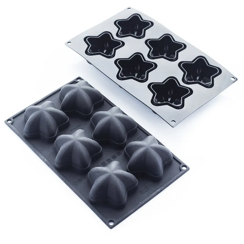 6 MOLDES MARINA 77X74XH40MM