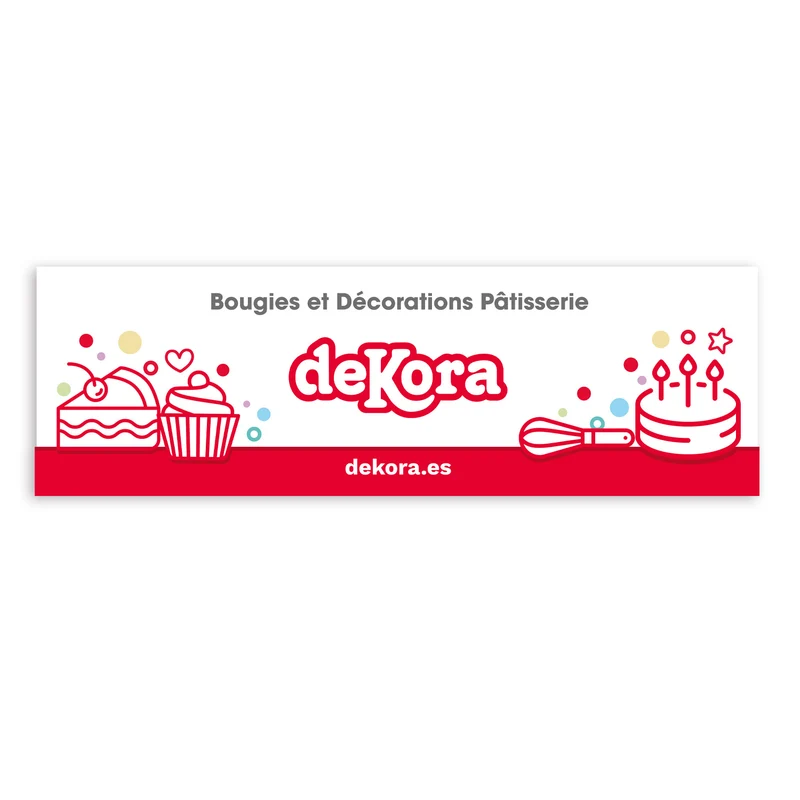 CARTELA FR PARA EXPOSITOR REF 707014 Y 707027 - 57 x 19.5 cm