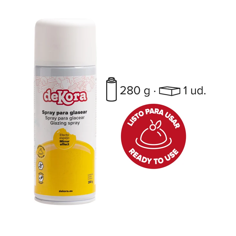 SPRAY GLAZE AMARILLO 280G