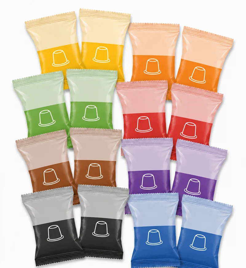 Set da Assaggio di 16 Capsule Compatibili Nespresso®*
