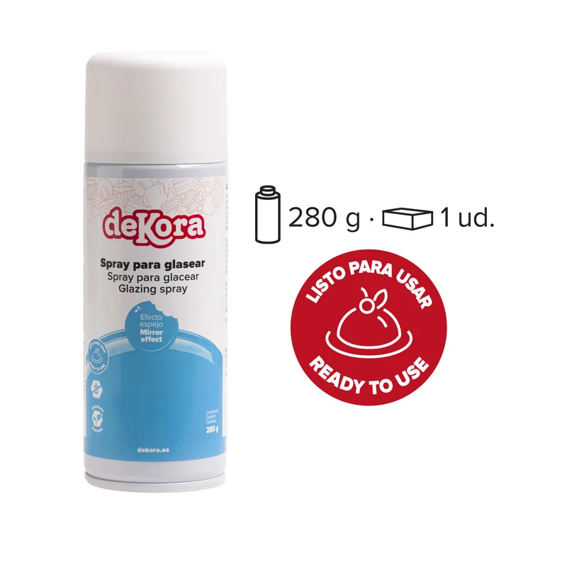 SPRAY GLAZE AZUL 280G