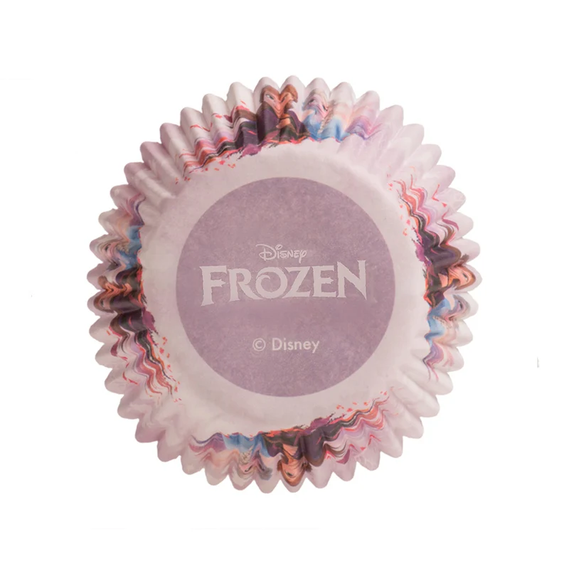 8 BLISTERS 25 CÁPSULAS CUPCAKE FROZEN Ø 5 CM X H 3 CM