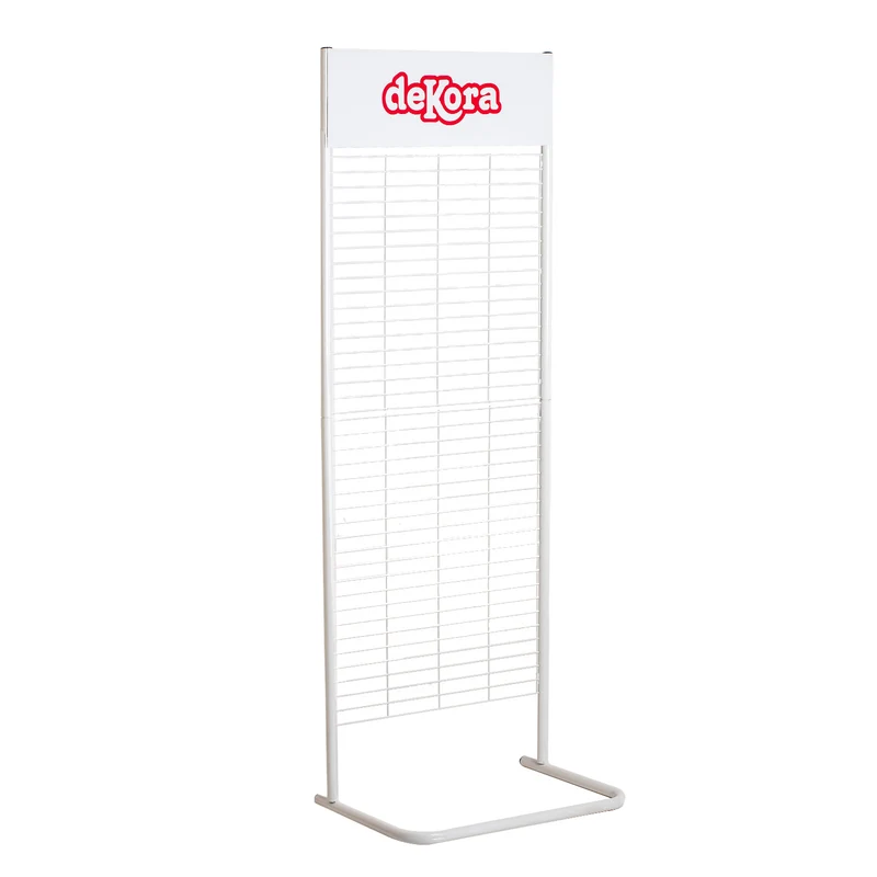 EXPOSITOR METÁLICO DE SUELO CON REJILLA 580X350X1650MM