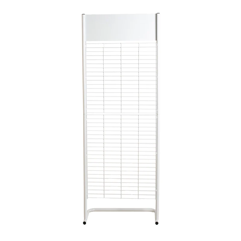 EXPOSITOR METÁLICO DE SUELO CON REJILLA 580X350X1650MM