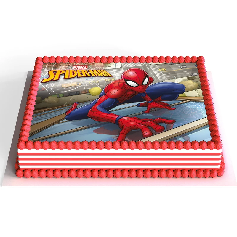 LÁMINA COMESTIBLE TARTA SPIDERMAN A5 14,8X21CM