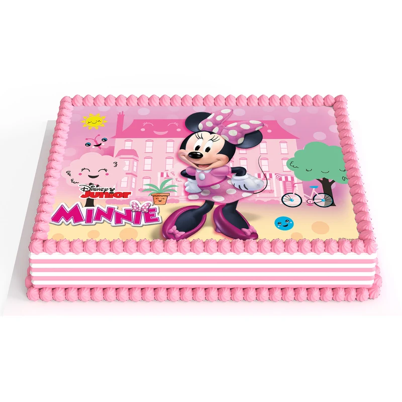 LÁMINA COMESTIBLE TARTA MINNIE MOUSE A5 14,8X21CM