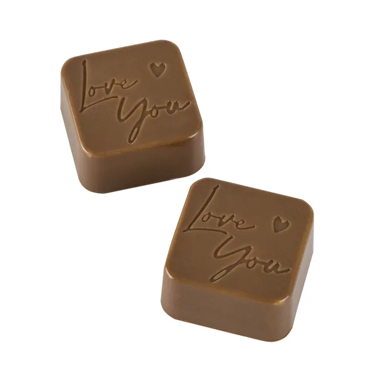 MOLDE POLICARBONATO BOMBONES LOVE YOU 275x175 x 26MM 24 UDS