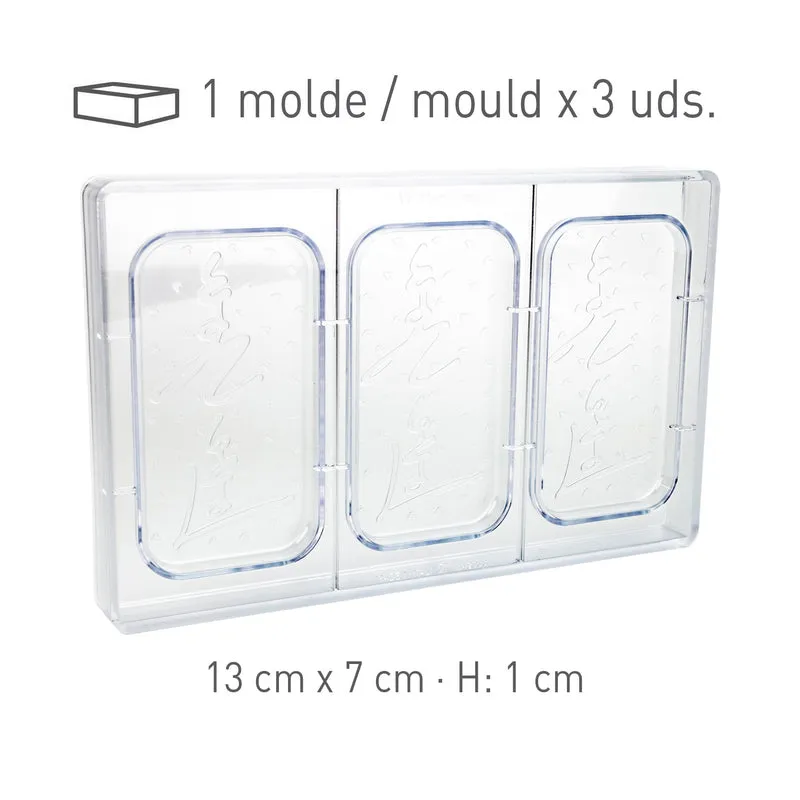 MOLDE POLICARBONATO LOVE YOU 275 x 175 x 26MM - 3 UDS