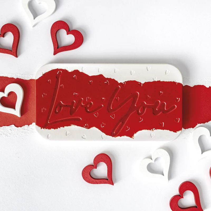 MOLDE POLICARBONATO LOVE YOU 275 x 175 x 26MM - 3 UDS