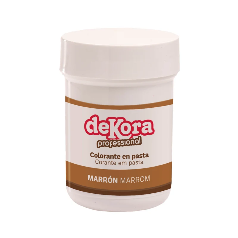 6 COLORANTES EN GEL HIDROSOLUBLE MARRON 30G