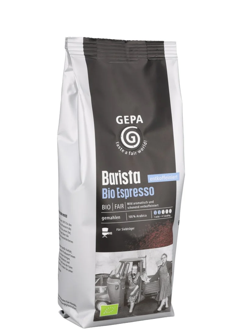 GEPA Espresso Decaffeinato Biologico e Fair Trade