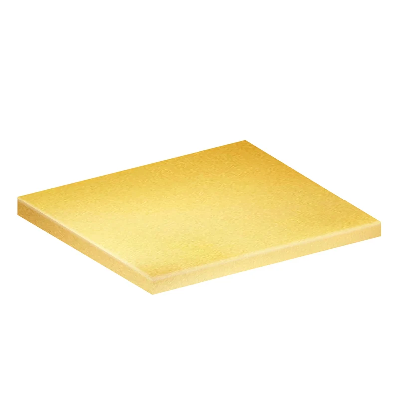 BASE DE TARTA RECTANGULAR DORADA 35X30 CM H1.2CM
