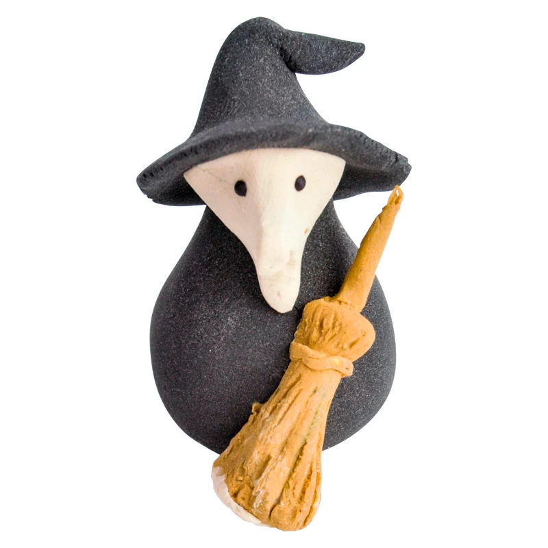 DECORACION AZUCAR HALLOWEEN 4 FIGURAS 5 - 5.5 CM -3D