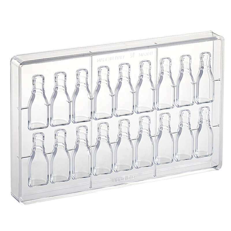 MOLDE POLICARBONATO MINI BOTELLA 60X20.5 H16 MM |18 PIEZAS