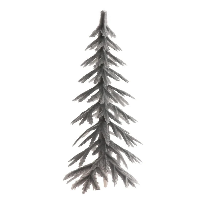CAKE TOPPER FIGURA PLASTICO PINO PLATA 8.5CM 144 UDS