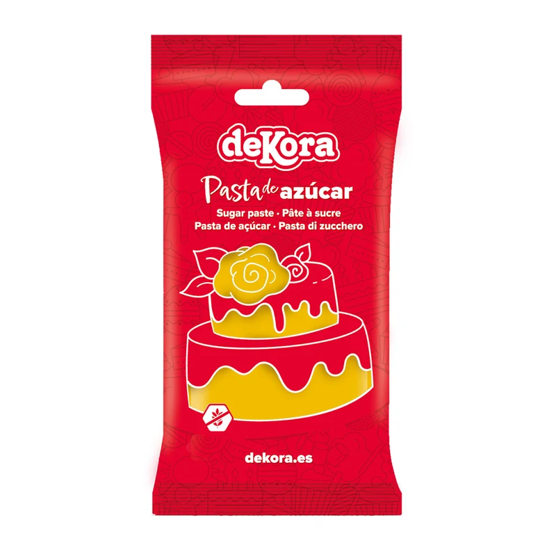 FONDANT AMARILLO YELLOW SUN DROPS 250GR